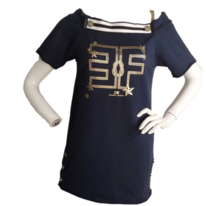 ELISABETTA‎  FRANCHI COLD SHOULDER BLOUSE  SIZE 38